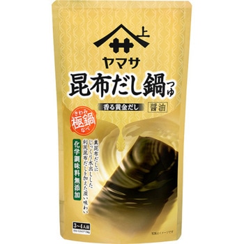 ヤマサ 極鍋 昆布だし鍋つゆ醤油 パウチ 750gx12 ヤマサ醤油