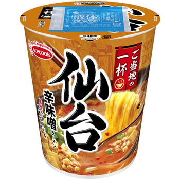 エースコック ご当地の一杯仙台辛味噌ラーメン 62g x12 エースコック