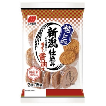 三幸製菓 新潟仕込み 醤油味 30枚x12 三幸製菓