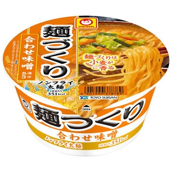 マルちゃん 麺づくり 合わせ味噌 カップ 104gx12 東洋水産(マルちゃん)