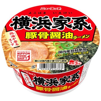 ニュータッチ 横浜家系 豚骨醤油ラーメン 108gx12 ヤマダイ(ニュータッチ)