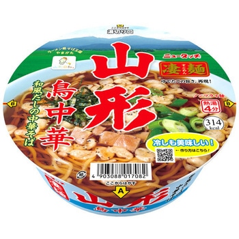 ニュータッチ 凄麺 山形鳥中華 108gx12 ヤマダイ(ニュータッチ)