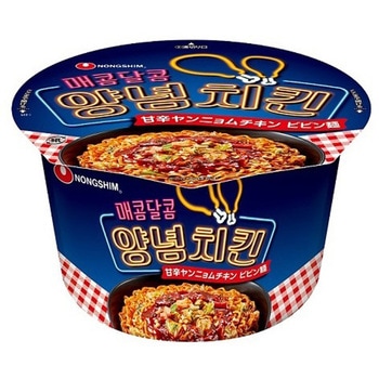 農心ジャパン 甘辛ヤンニョムチキンビビン麺カップ 122gx12 農心