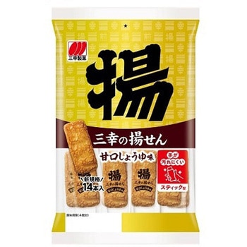 三幸製菓 三幸製菓の揚せん 甘口しょうゆ味 14本x12 三幸製菓