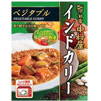 中村屋 インドカリー ベジタブル 190gx5 中村屋