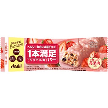 アサヒ 1本満足バー シリアル苺 1本x9 アサヒグループ食品