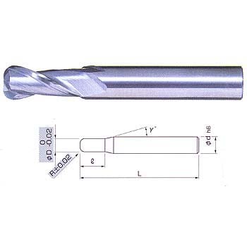 ラジアスエンドミル - NSR-2 NS(日進工具)
