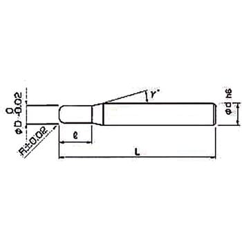 ラジアスエンドミル - NSR-2 - NS(日進工具)