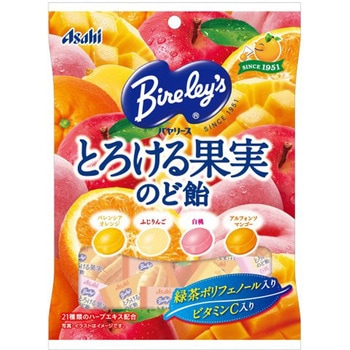 アサヒ バヤリースとろける果実のど飴 120gx6 アサヒグループ食品