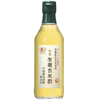 内堀 美濃 有機 玄米酢 360mlx6 - 内堀醸造