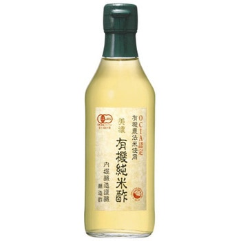 内堀 有機 美濃 純米酢 瓶 360mlx6 内堀醸造