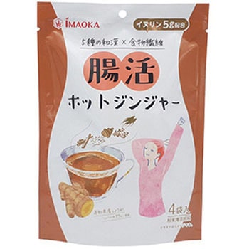 今岡製菓 腸活ホットジンジャー 60gx10 今岡製菓