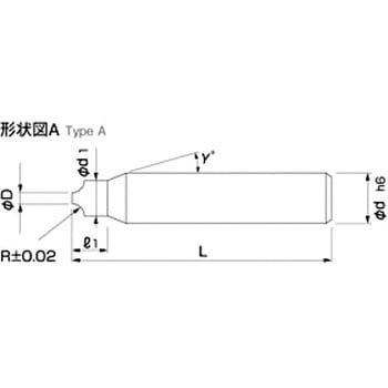 NCR-2 1.5R ミニチュアインナーRカッター-NCR-2 1本 日進工具(NS