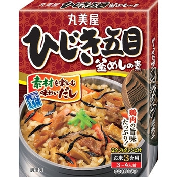 丸美屋食品 ひじき五目釜めしの素 箱入 215gx10 丸美屋