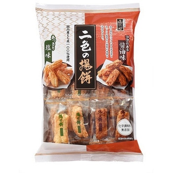 丸彦 二色の揚餅 24個x12 丸彦製菓