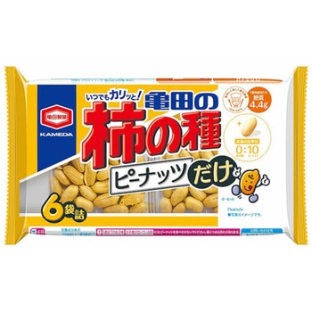 亀田製菓 柿の種 ピーナッツだけ 6袋詰 135gx12 亀田製菓