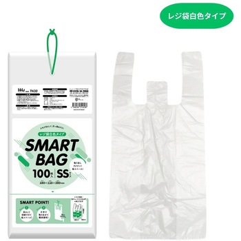 レジ袋ひも付き SS ハウスホールドジャパン