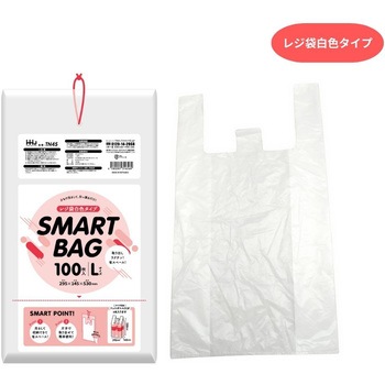 レジ袋ひも付き L ハウスホールドジャパン