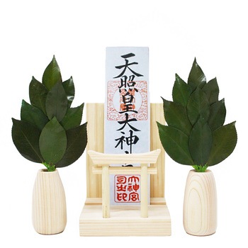 ミニS榊丸立て 鳥居付き 神棚セット A&K