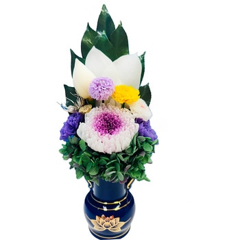 プリザーブド仏花 瑠璃(花器なし) A&K