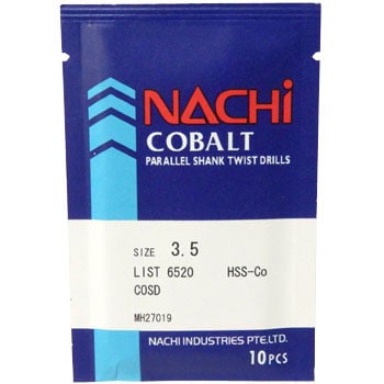 COSD 3.5 コバルトストレートドリル I型 1箱(10本) NACHI(不二越