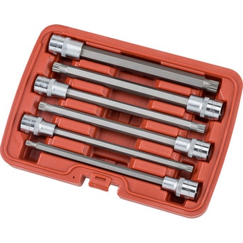 1/2 6PCS 12PTソケットビットセット JTC