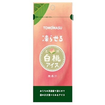 友桝飲料 果実アイス 白桃 80gx36 友桝飲料