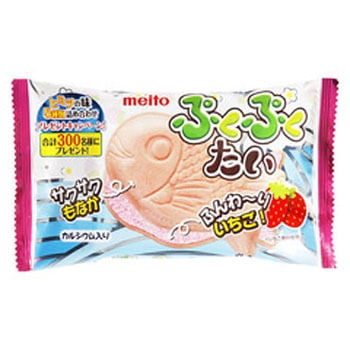 名糖 ぷくぷくたいいちご エアインチョコ 1個x10 名糖産業