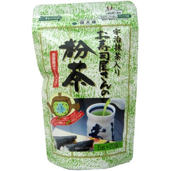 国太楼 急須用 お寿司屋さんの粉茶 ティーパック 5gx20袋x6 国太楼