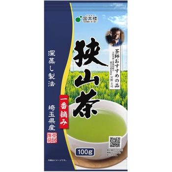 国太楼 埼玉県産一番摘み狭山茶 100gx12 国太楼