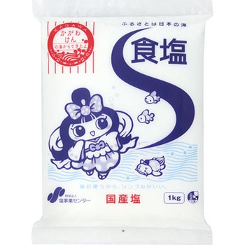 塩事業センター 食塩(関東塩業) 1kgx24 ジャパンソルト