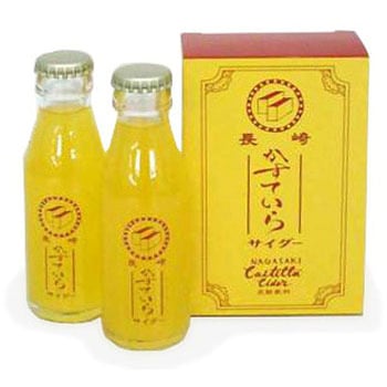 友桝飲料 カステラサイダー 瓶 95mlX2x24 - 友桝飲料