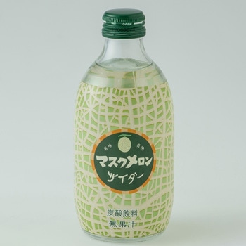 友桝飲料 マスクメロンサイダー    瓶 300mlx24 友桝飲料