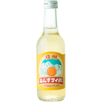 友桝飲料 信州 杏サイダー 瓶 245mlx24 友桝飲料