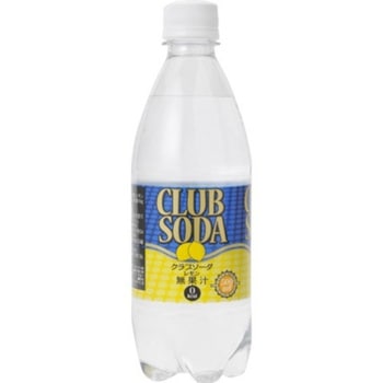 友桝飲料 クラブソーダレモン   ペット 500mlx24 友桝飲料