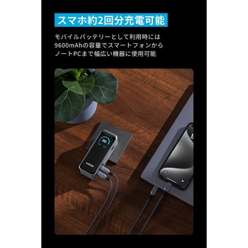 Anker Prime Power Bank (9600mAh， 65W， Fusion) Anker(アンカー)