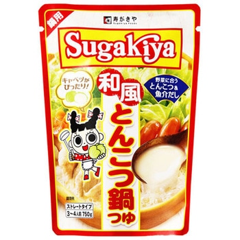 寿がきや 和風とんこつ鍋つゆ 750gx10 寿がきや食品