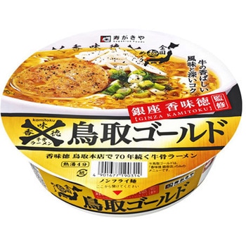 寿がきや 銀座香味徳監修 鳥取ゴールド牛骨ラーメン 109gx12 - 寿がきや食品