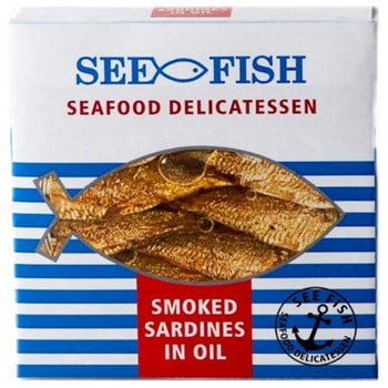 SEEFISHスモークドオイルスプラット 120gx14 SEEFISH