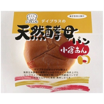 デイプラス 天然酵母パン 小倉あん 1個x12 デイプラス