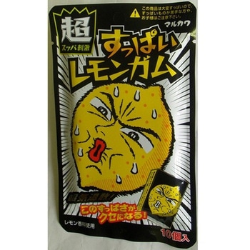 丸川 すっぱいレモンガム 10個x10 丸川製菓