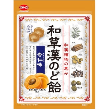 加藤製菓 和草漢のど飴 杏仁味 54gx10 加藤製菓