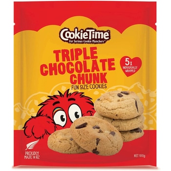クッキータイムトリプルチョコクッキー 100gx12 クッキータイム