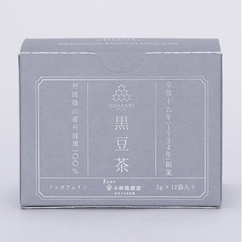 小田垣商店 丹波篠山産 丹波黒豆茶 ティーバック 3gX12袋x12 小田垣商店