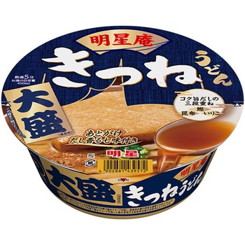 明星食品 明星庵 きつねうどん大盛カップ 105gx12 明星食品
