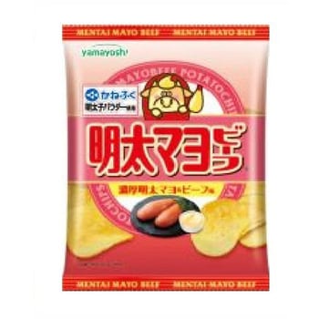 山芳製菓 ポテトチップス 明太マヨビーフ 47gx12 山芳製菓