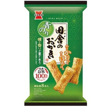 岩塚 田舎のおかき 青のり味 8本 x12 岩塚製菓