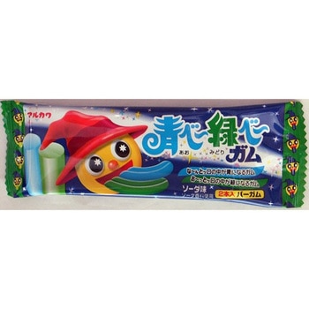 丸川製菓 あおべーみどりべーガム 2本x20 丸川製菓