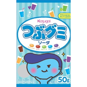 春日井 つぶグミソーダ 50gx6 春日井製菓