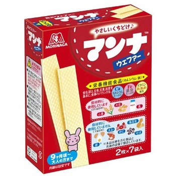 森永製菓 マンナウェファー 14枚x6 森永製菓